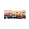 1000 Parçalı Panoramik Puzzle - Gondollar Temalı Eğlence