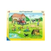 11 Parçalı Büyük Çerçeveli Puzzle - Köy Manzarası