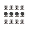 12 Adet Mıknatıslı Mandallı Buzdolabı Magnet - Fotoğraf ve Evrak Tutucu