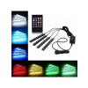 12 LEDli Sese Duyarlı RGB Araç İçi Aydınlatma Seti