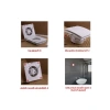 12 W Süper Sessiz Kapaklı Düz Banyo WC Aspiratör Fanı - 100 mm