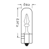 12V 1.2W Mini Dipsiz Gösterge Ampul Seti (2 Adet)