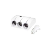 12V/24V Uyumlu Araç Şarj Aleti - 2 USB + 3 Çakmaklık Girişi
