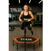 135 cm Altıgen Step Trambolin - Siyah-Turuncu Renk Seçeneği