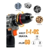 16.8V Kömürsüz Darbeli Şarjlı Matkap Seti - 60Nm Tork ve 85 Parça Aksesuar