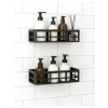 2 Adet Yapışkanlı Banyo Organizer Rafı, Suya Dayanıklı