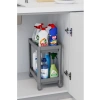 2 Katlı Tekerlekli Düzenleyici Raf - Mutfak ve Banyo için