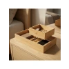2li Bambu Organizer Seti - Banyo, Mutfak ve Ofis Düzenleyici