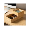 2li Bambu Organizer Seti - Banyo, Mutfak ve Ofis Düzenleyici