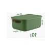 2Li Kapaklı Saklama Kutusu Seti - 10 Litre, Taşınabilir