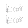 2li Kapı Arkası Askı - Metal Askılık