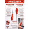 2li Tornavida Seti, Düz ve Yıldız Uçlu, Ergonomik Tasarım
