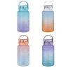 2000ml Motivasyon Matarası - Pipetli ve Pipetsiz Kullanım
