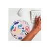 20x20 cm Yuvarlak Renkli Tasarımlı Mousepad - Fare Altlığı