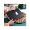 20x28 cm Spiralli Sert Kapak Lastikli Not Defteri