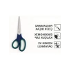21.5 cm Paslanmaz Çelik Ofis Makası - Ergonomik Tasarım