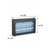 220V Elektrikli UV Işıklı Sinek Öldürücü | 2x10W | 20 m² Etkili | İç Mekân Kullanımı
