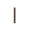 24 cm Kahverengi Moka Led Mum Seti (2li)