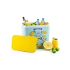 24 Litre Limon Desenli Buzluk, 2 Adet Buz Kaseti