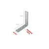 25 ADET Metal Köşebent, 60x60x15 mm, Duvar Sabitleme ve Bağlantı Aparatı