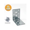 25 ADET Mobilya Duvara Sabitleme Köşebent Bağlantı Aparatı L Demiri 40x60x60 Mm