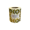 2500 Adet PP Metalize Kalite Kontrol Etiketi 25mm Çap
