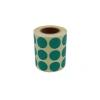 25mm Yuvarlak Renk Kodu Etiketler - 2500 Adet, Yeşil