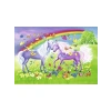 2x24 Parça Renkli Gökkuşağı Atları Puzzle Seti