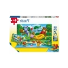 2x24 Parçalı Ayı Ailesi Kampta Puzzle - Eğlenceli Zeka Oyunu