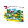 2x24 Parçalı Ayı Ailesi Kampta Puzzle - Eğlenceli Zeka Oyunu