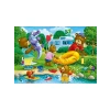 2x24 Parçalı Ayı Ailesi Kampta Puzzle - Eğlenceli Zeka Oyunu