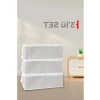 3 Adet Baza Altı Düzenleyici Hurç - 50 x 30 x 20 cm