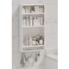3 Katlı Çok Amaçlı Yapışkanlı Duvar Rafı Organizer - Beyaz