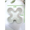 3 Katlı Dekoratif Saksı Seti - Yonca Tasarımı, 26.5 x 26.5 cm