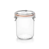 3 Klipsli Cam Kavanoz Seti - 580 ml (2 Adet)