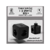 3 Prizli Grup Şarj Fişi, 2 USB + 1 Type-C, Kısa Devre Koruma