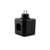 3 Prizli Grup Şarj Fişi, 2 USB + 1 Type-C, Kısa Devre Koruma