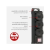 3 Soketli Dış Mekan Prizi, 2 Metre Kablolu, IP44 Lisanslı