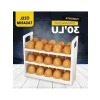 30 Bölmeli Yumurta Organizeri, 3 Katlı BPA İçermeyen Saklama Kabı