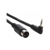 3,5 mm TRS Erkek - 5 Pin DIN MIDI Kablo, 5 Ayak Uzunluk
