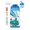 350 ML Çocuklar için Pipetli Paslanmaz Çelik Matara Seti (2li)