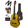 4/4 Sarı Klasik Gitar Seti ile Sap Ayarlı
