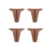 4 Adet Ahşap Desenli Koltuk Ayağı - 12 cm