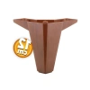 4 Adet Ahşap Desenli Koltuk Ayağı - 12 cm