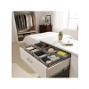 4 Adet Katlanabilir Çekmece Organizer Seti - 30x15x12.5 cm, Kumaş Dolap Düzenleyici