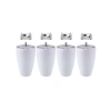 4 Adet Oval Plastik Ayak - 12 cm Beyaz Mobilya Ayağı
