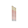 4lü Sentetik Akrilik Boya Fırça Seti, 2.5mm Genişlik