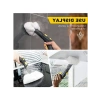 4 Parça Buharlı Temizleyici Aksesuar Seti, Yıkanabilir Mikrofiber Bezler