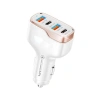 4 Portlu Type-C USB Araç Hızlı Şarj Adaptörü - 96W Güç Kapasitesi