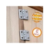 40 x 40 mm Alüminyum Menteşe Seti (2 Adet)